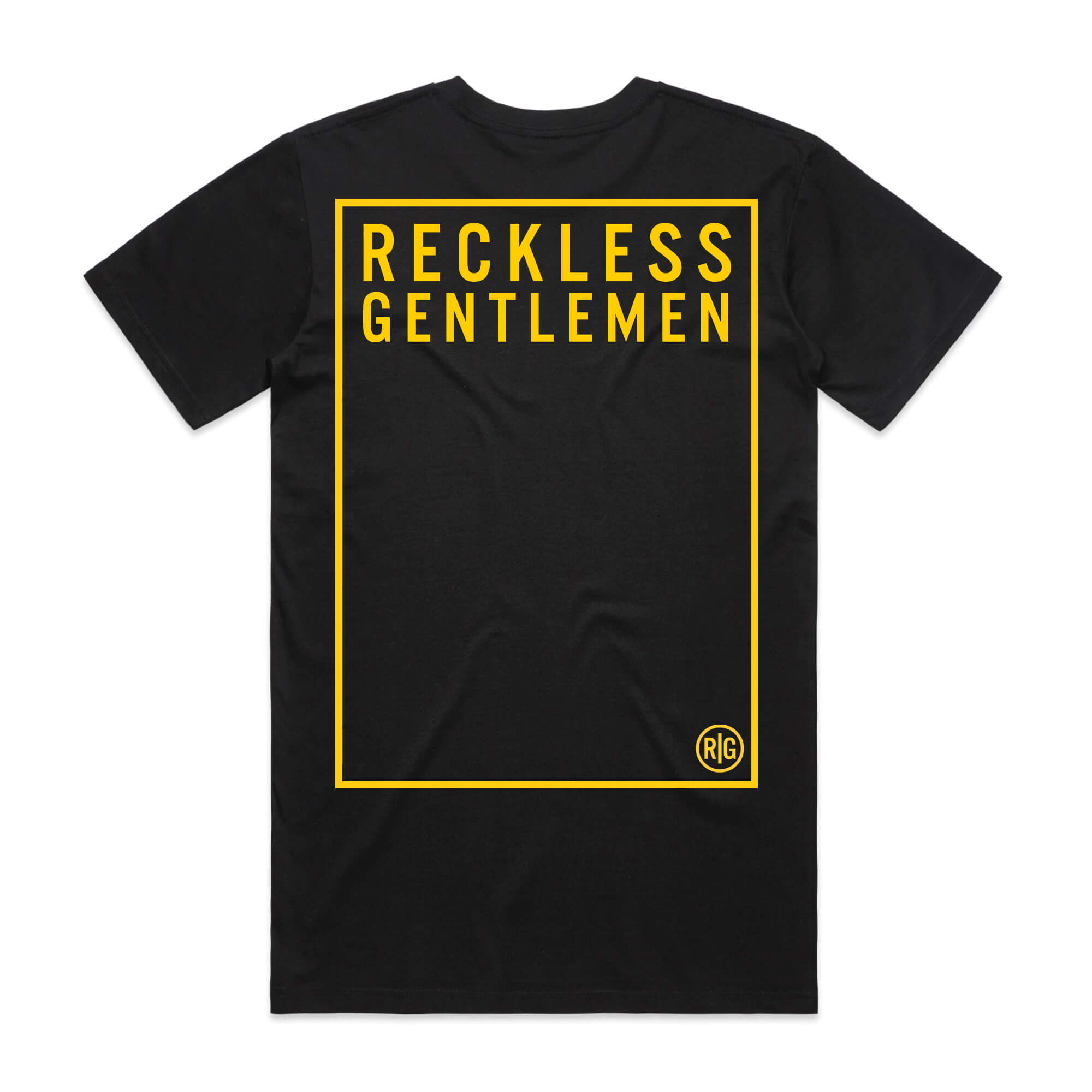 Statement Tee (Black/Yellow)