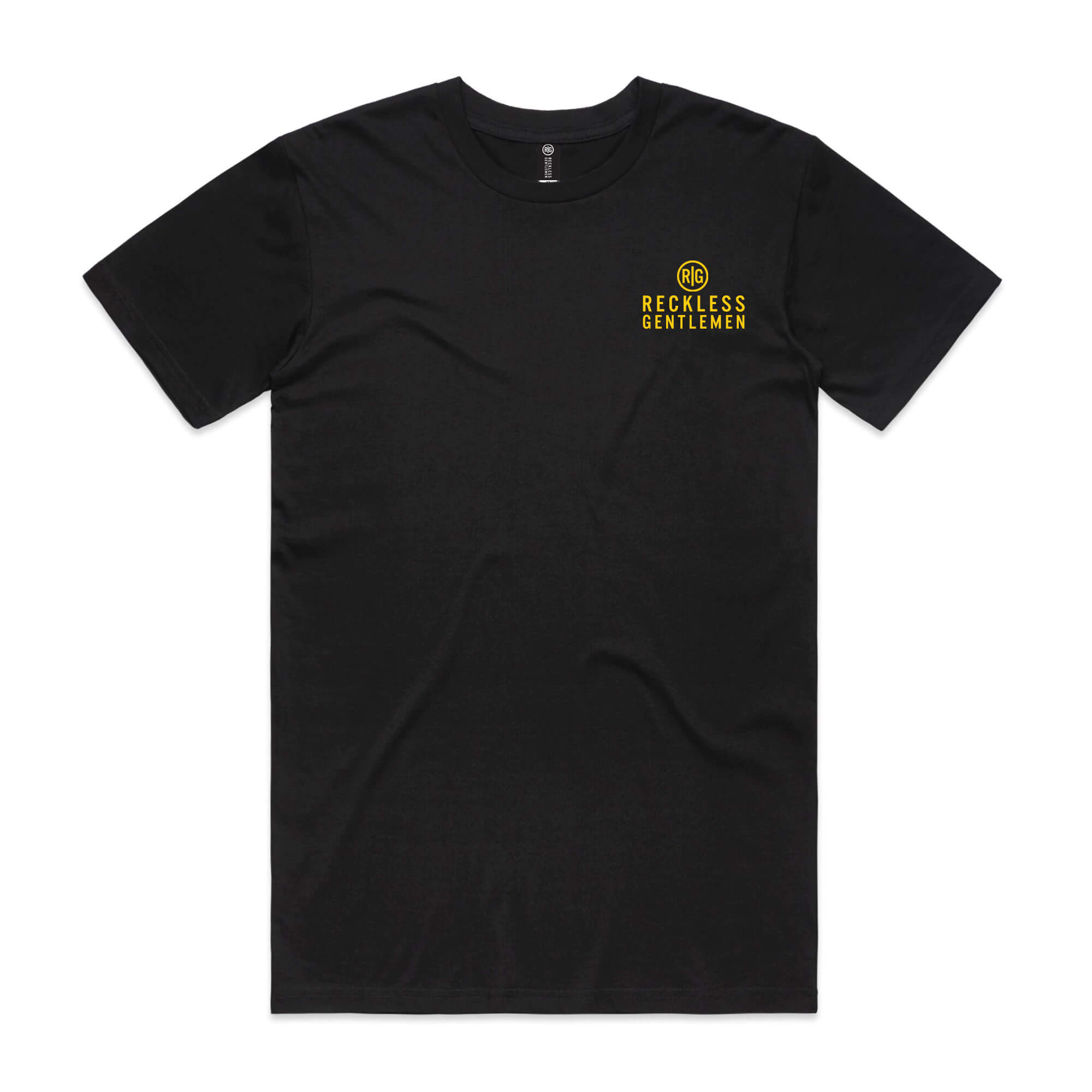 Statement Tee (Black/Yellow)