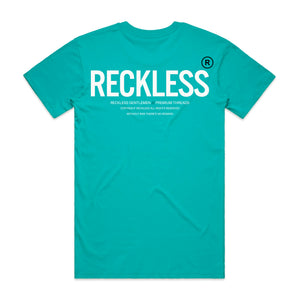 Risk Tee (Teal/White)